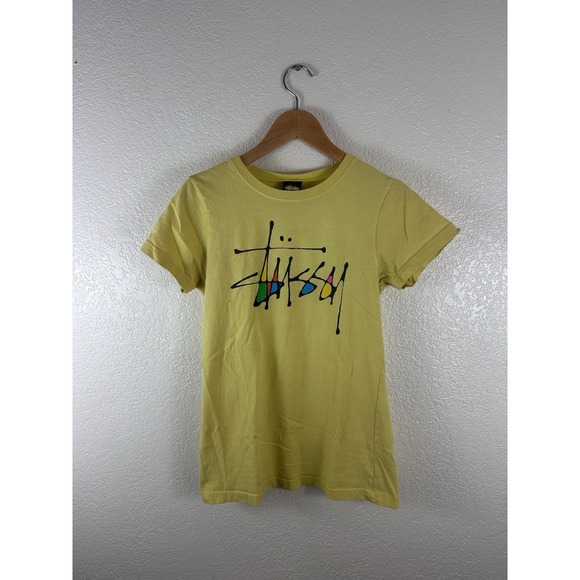 Stussy Other - Stüssy Graphic T-Shirt – Yellow – Size Medium